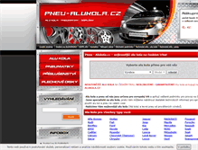 Tablet Screenshot of pneu-alukola.cz
